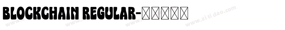 Blockchain Regular字体转换